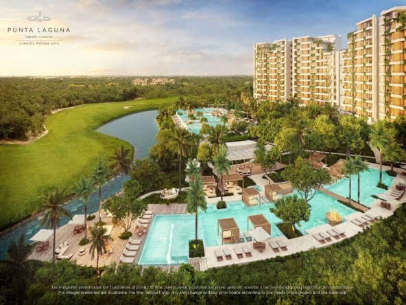 Playa del Carmen: Condos in a golf course