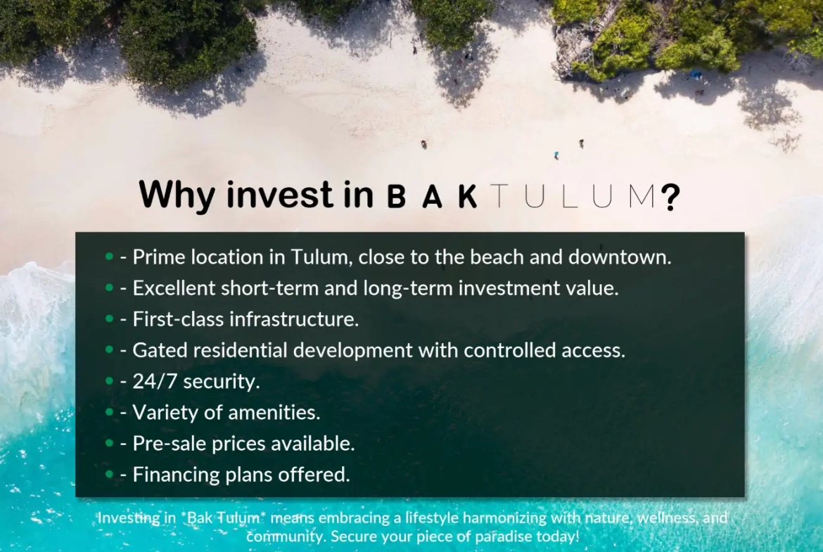 Bak Tulum Residential Lots for Sale